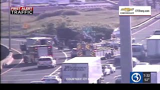 FIRST ALERT TRAFFIC: Crash closes I-91 north ramp, slows traffic