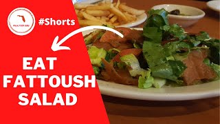 Halal Fattoush Spots in Orlando. #Shorts