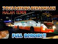 Malam Senin FULL BERDIRI!! 7 BUS NUMPUK di Braan Kertosono||Harapan Jaya,Bagong,Sugeng Rahayu,MIRA