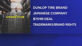 Goodyear to sell Dunlop tire brand to Japanese rubber company for $701 million