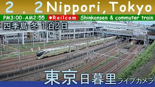 【LIVE】東京日暮里 鉄道ライブカメラ 2025-02-02 15:00- Nippori,Tokyo,Japan railcam