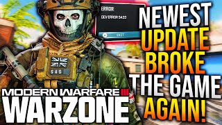 WARZONE: New EMERGENCY UPDATE PATCH NOTES! Major Game Breaking Issues Addressed! (WARZONE Update)