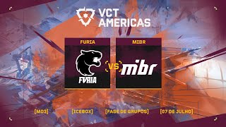 MIBR x FURIA (Mapa 2: Icebox) | VCT Americas