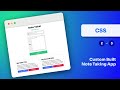 Note Taking App (Vanilla Javascript Project) | Part 2 (SCSS)