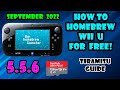 How to Homebrew Wii U  5.5.6 (Tiramisu guide Working MAY 2023)