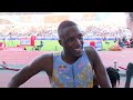 Letsile Tebogo Talks Season Opening 200m at Rabat Diamond League [Interview]