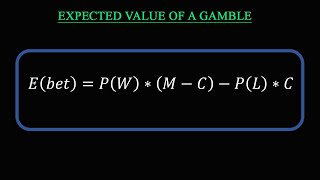 How To Calculate Expected Value Of A Gamble #economics #expectedvalue #statisticsforeconomics #bet