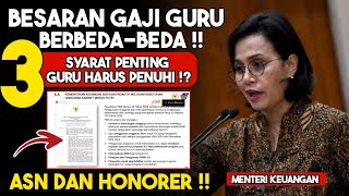 BARU ‼️INFO 3 SYARAT PENTING KEBAIKAN GAJI SELAIN SERTIFIKASI ‼️