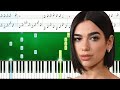 Dua Lipa & Angèle – Fever (Piano Tutorial With Sheets | Piano Instrumental | Piano Karaoke)