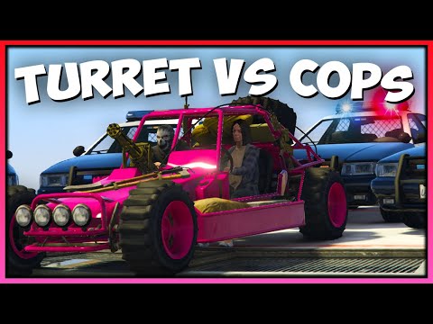 Gta Rp Trolling Cops With Turret Redline Rp Youtube