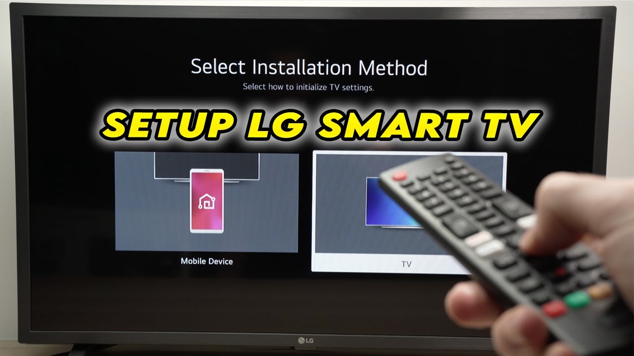 Lg Smart Tv How To Setup Your New Tv Youtube