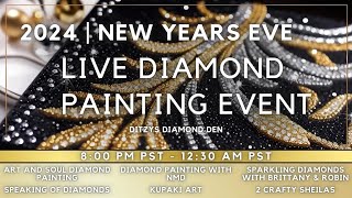 New Years 2024 Live Diamond Painting Event