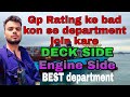 After gp Rating best department Deck side || Engine Side || tr os || tr wiper