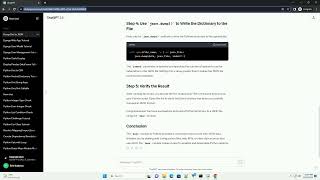 python dump dict to json file