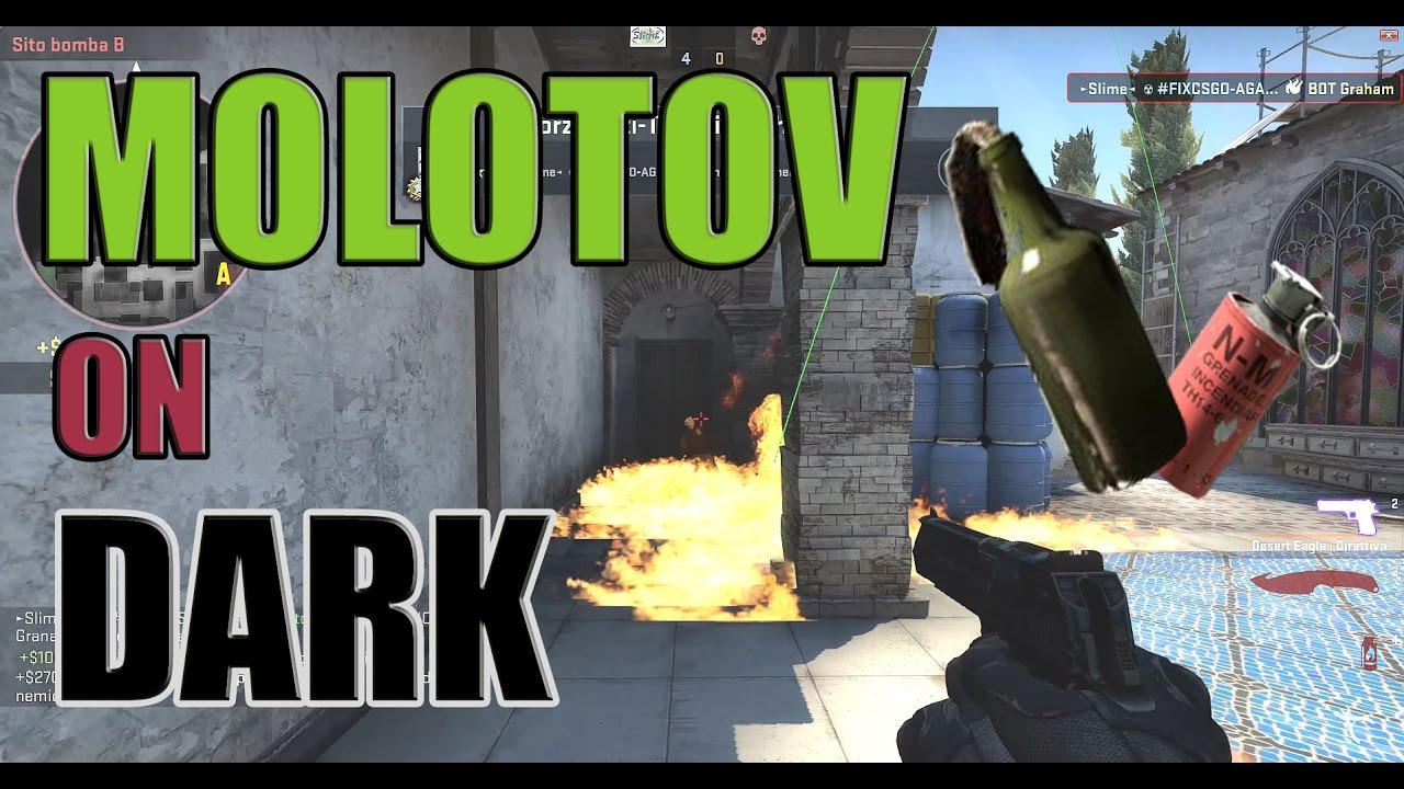 CS GO: [TIPS INFERNO] Molotov In Dark For Retake B Site - YouTube