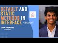 Default and Static Methods in Java 8 Explained in Telugu | #java8 #javaprogramming #coding
