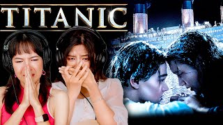 Foreign Girls React | Titanic | First Time Watch