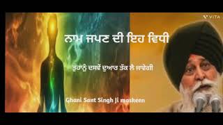 ਨਾਮ ਇਸ ਵਿਧੀ ਨਾਲ ਕਰੋਗੇ। ਦਸਮ ਦਵਾਰ ਤੱਕ ਲੈ ਜਾਵੇਗੀ।Ghani Sant Singh Ji maskeen। Prabh Simran