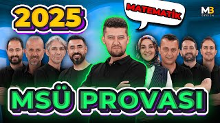 MSÜ 2025 Matematik Provası 🎯| Sınavdan Önce Mutlaka Çöz!