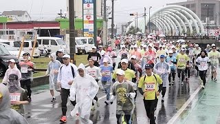 香川）タートルマラソン　市民ランナー２４００人が走る