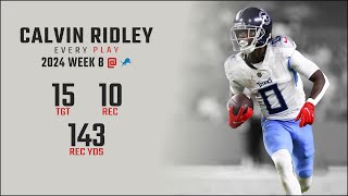 Calvin Ridley Week 8 Replay: Every Target and Catch @ Detroit Lions