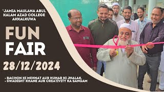 Jamia Maulana Abul Kalam Azad College Mein Shandaar Fun Fair  Creativity aur Zaiqe ka Sangam