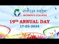 Vidhya Sagar Women's College - 19th Annual Day