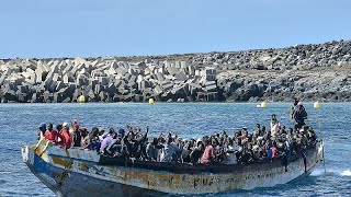 1 500 migrants africains arrivés aux Canaries pendant le week-end