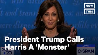 Trump Calls Kamala Harris 'This Monster' After VP Debate | NowThis