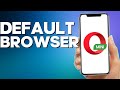 How to Set Opera Mini As a Default browser on Opera mIni