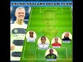 haaland dream team erling haaland dream xi shorts short football erlinghaaland haaland epl