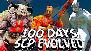 I Spent 100 Days In A SCP ARK And Here's What Happened!