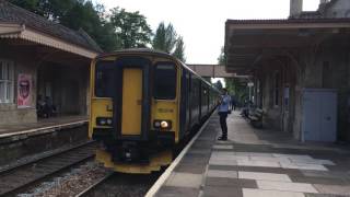 150216 \u0026 150202 Arriving and Departing at Bradford on Avon With 1 Tone