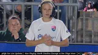 North Carolina Courage vs San Diego Wave ~ National Women's Soccer League ~ Matchdae 21  #AFH