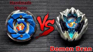 Handmade Storm Pegasus vs Demon Dranbuster - The Ultimate Beyblade Showdown!