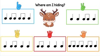 Where am I hiding? Quarter note, eighth notes