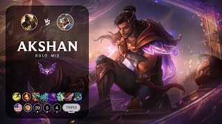 Akshan Mid vs Corki - NA Master Patch 14.2