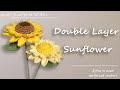 How to Crochet Double Layer Sunflower | Detailed Crochet Tutorial