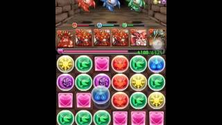 【パズドラ】〜水曜ダンジョン〜仮面の間上級初心者向け攻略動画