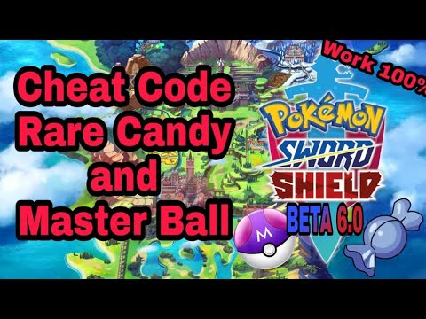 CHEAT CODE MASTER BALL AND RARE CANDY POKEMON SWORD AND SHIELD 6.0 ...