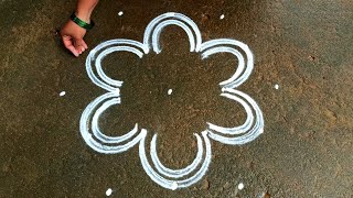 Margazhi special beautiful rangoli|5*3 dhanurmasam muggulu|new year2023 kolam|Amazing Super rangoli