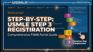 Step-by-Step Registration for USMLE Step 3 on FSMB