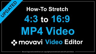 How to Stretch 4x3 Aspect Ratio Video in Movavi Video Editor - Updated