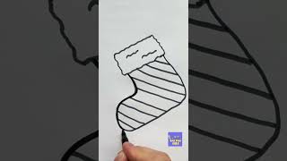 How to Draw Christmas Stockings Easy | Christmas