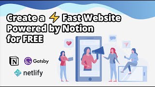 Create a ⚡ Fast Website Powered by Notion for FREE