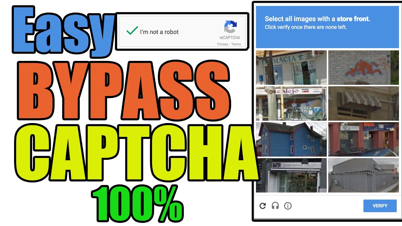 Bypass CAPTCHA - How To Bypass Google Recaptcha? - YouTube