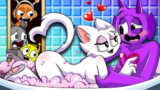 Sprunki - Amazing Hero DURPLE | Wenda x Durple Love Story in the Bathroom?! | Cartumix Toons