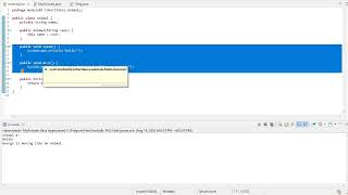 Inheritance in Java (Animal - Cat - Dog example)