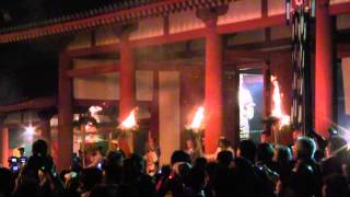 2014.3.31(月)・薬師寺修二会花会式「鬼追い式」（奈良市）