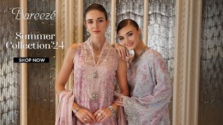 Bareeze Luxury Embroidered Latest Spring/Summer '24 Collection | Bareeze Swiss Lawn Collection